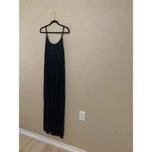 Buttery Soft Black Maxi w. Side Slit